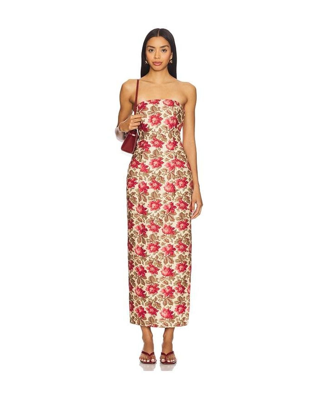 Posse Red Rosalie Strapless Dress