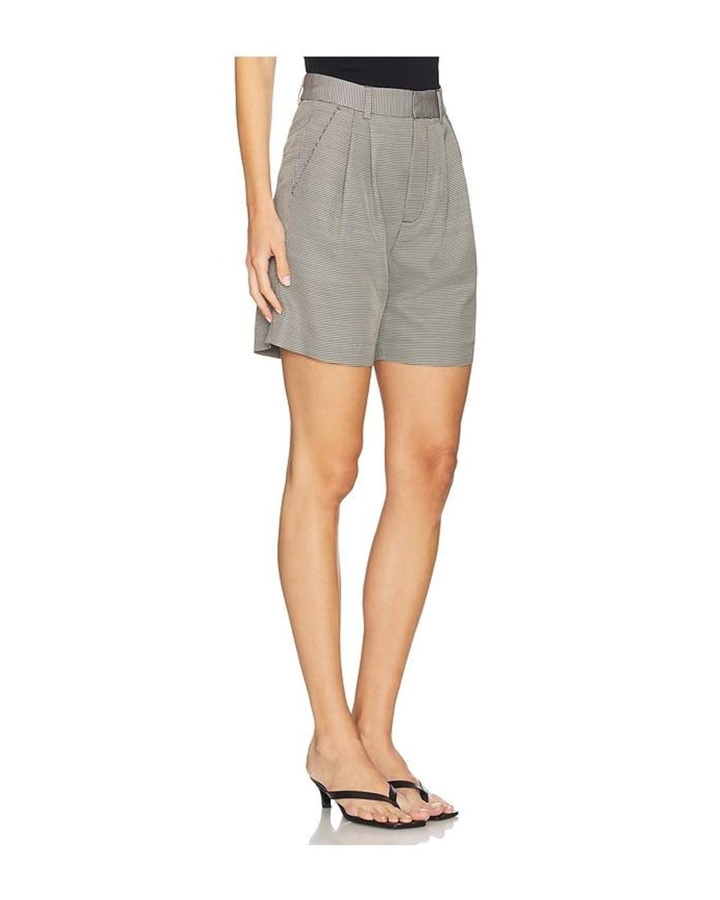 Anine Bing Gray Carrie Short