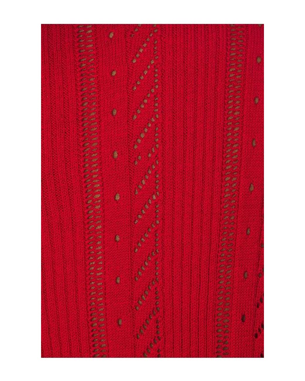 Vaillant Red Knit T-Shirt