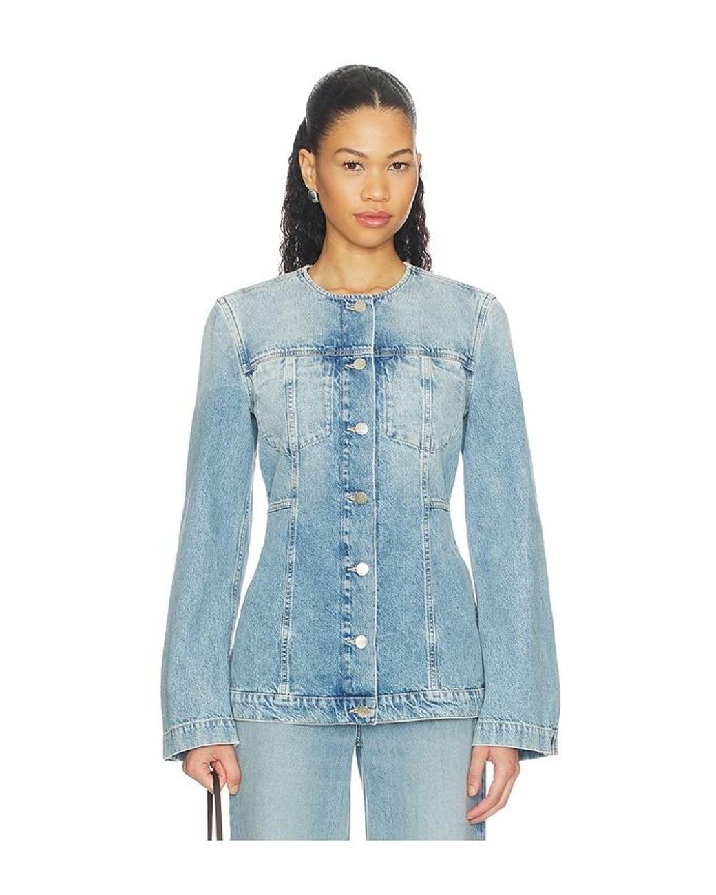 Fitted Denim Jacket Closed en coloris Blue