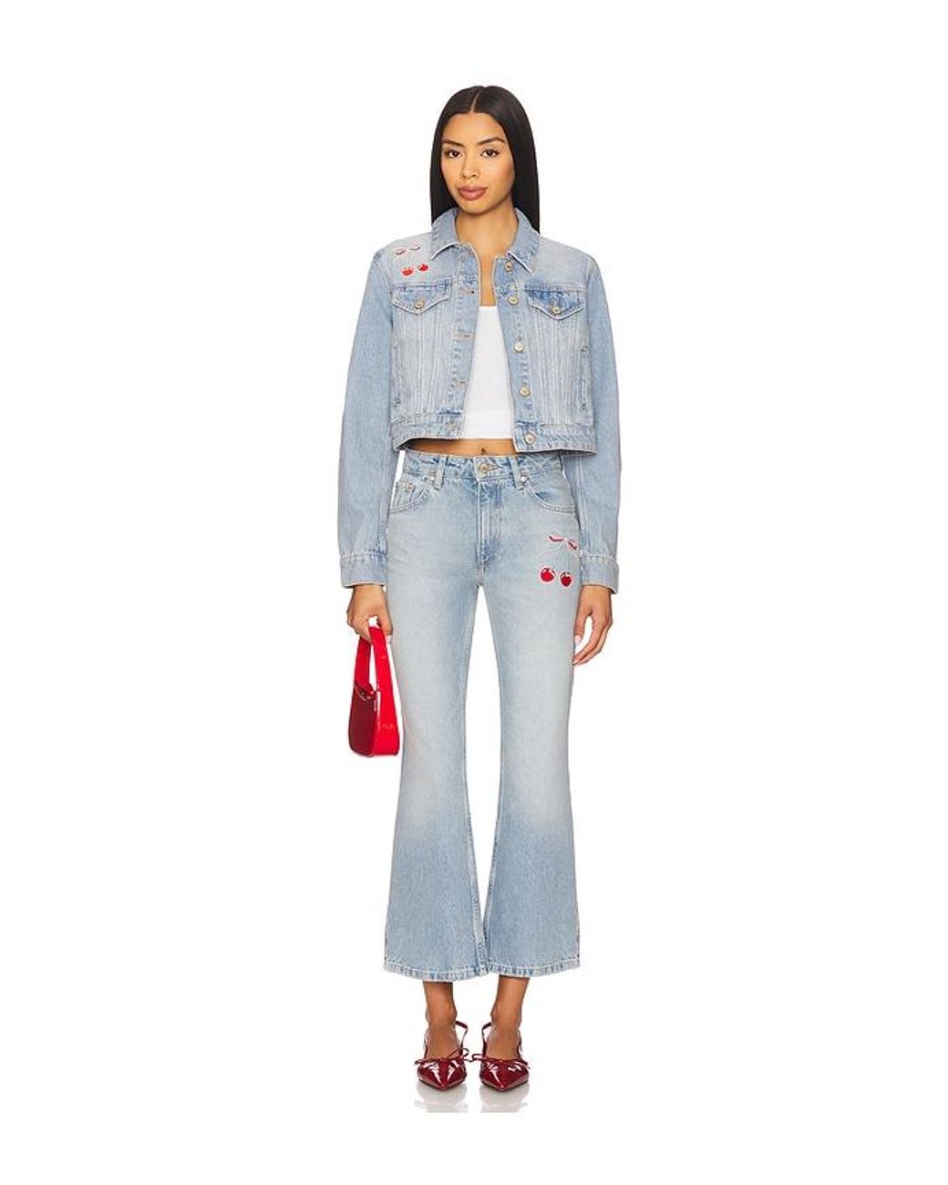 LoveShackFancy Blue Hose Sami