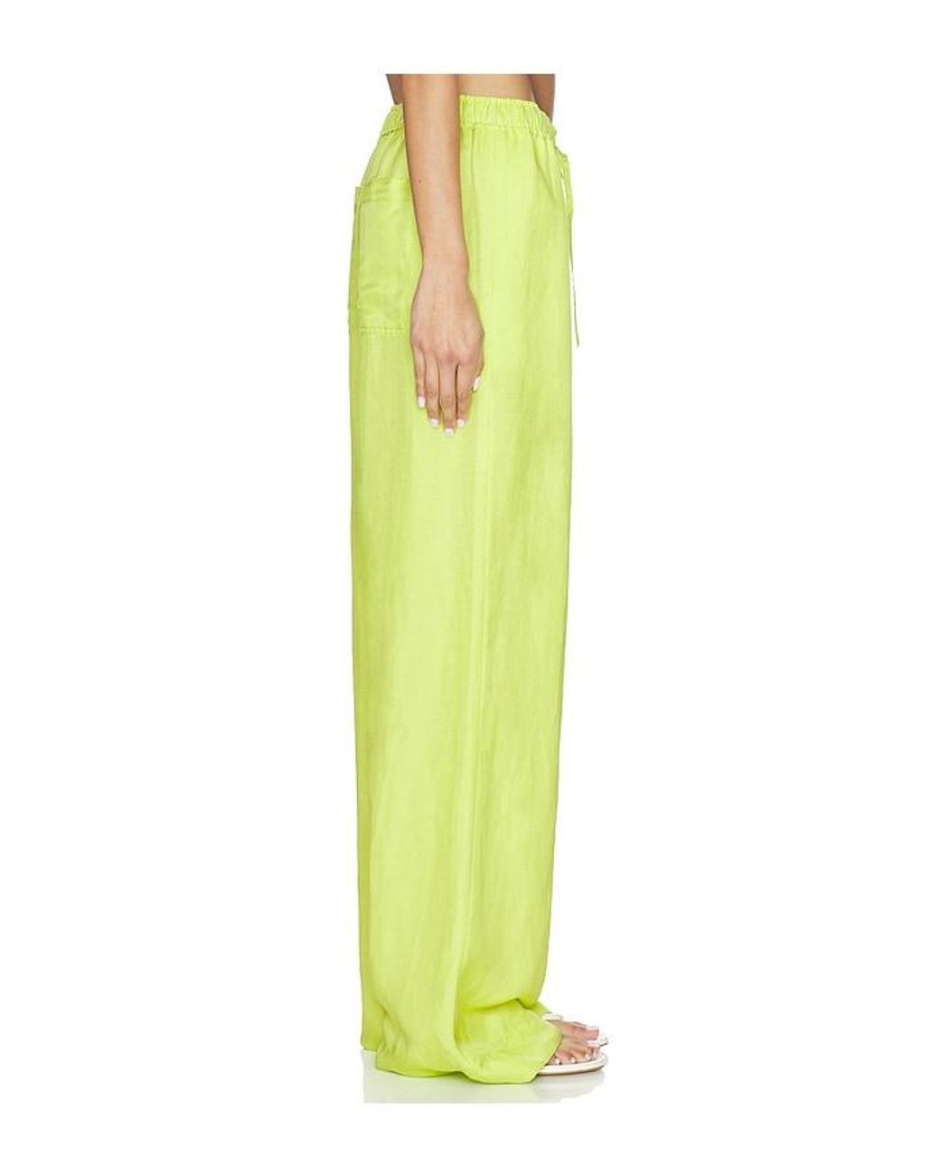 Polo Ralph Lauren Yellow Standard Wide Leg Pant