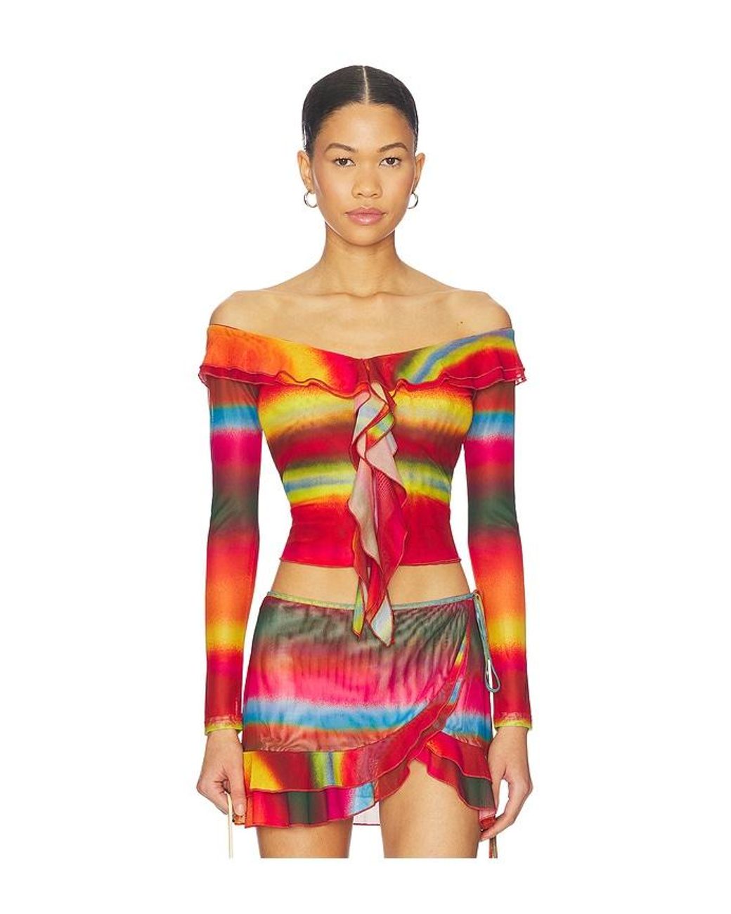 I.AM.GIA Red Mariska Top