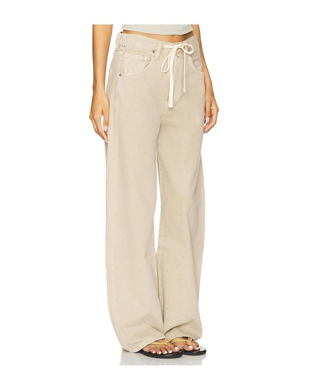 Citizens of Humanity Natural Brynn Drawstring Trouser Jeans