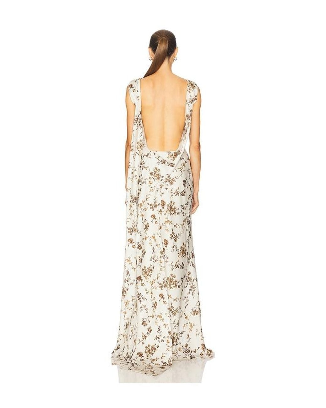 SAU LEE White Callie Gown