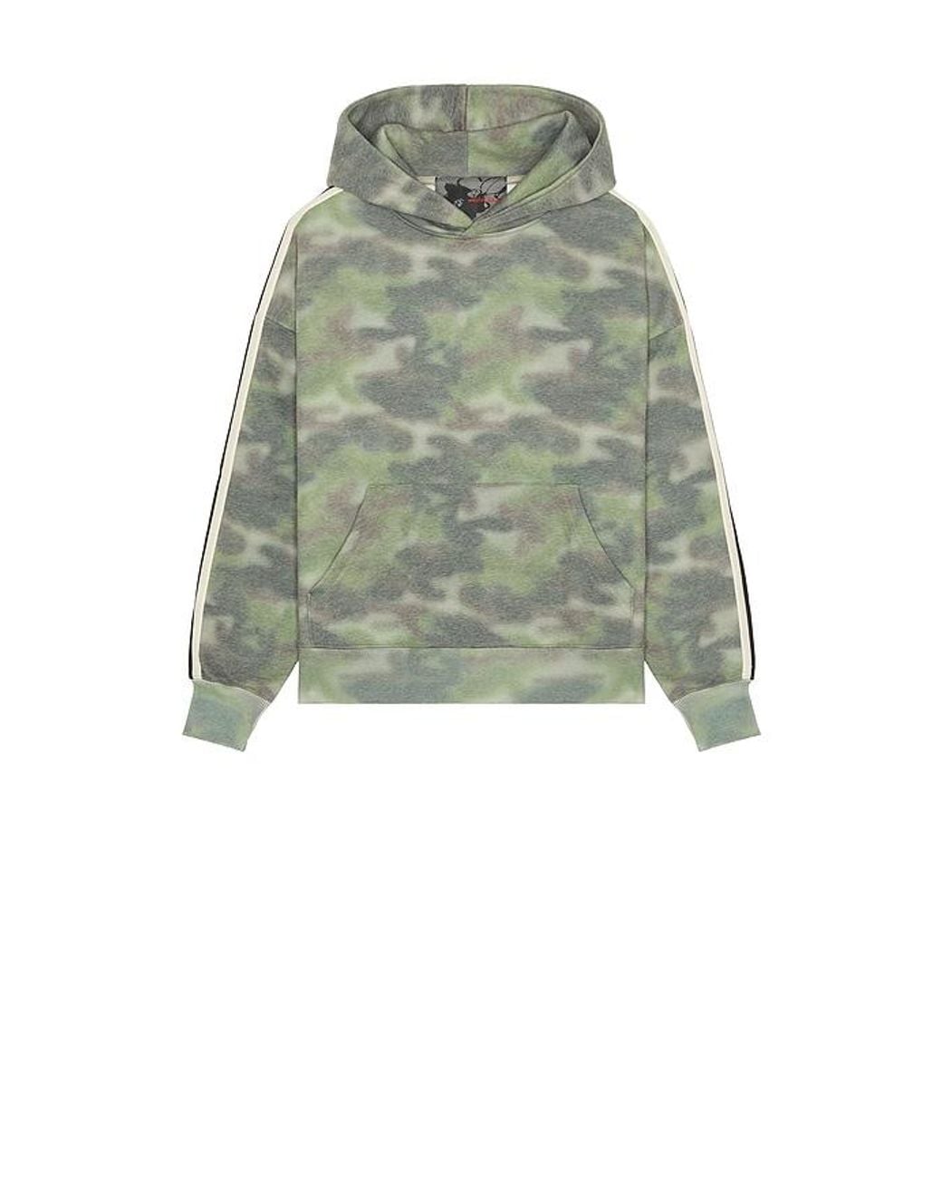 JUNGLES Gray Airbrush Hoodie for men