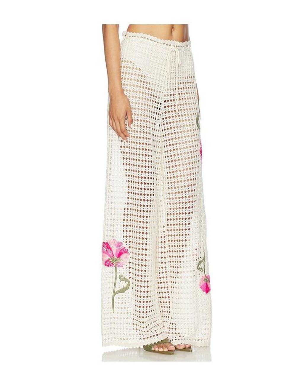 Agua Bendita White X Revolve Roots Pasha Pant