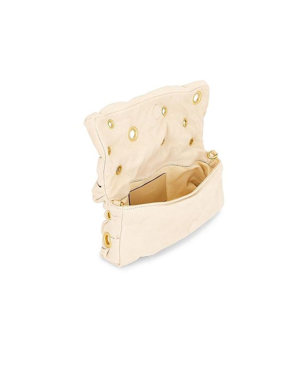 Cult Gaia White Amalia Clutch