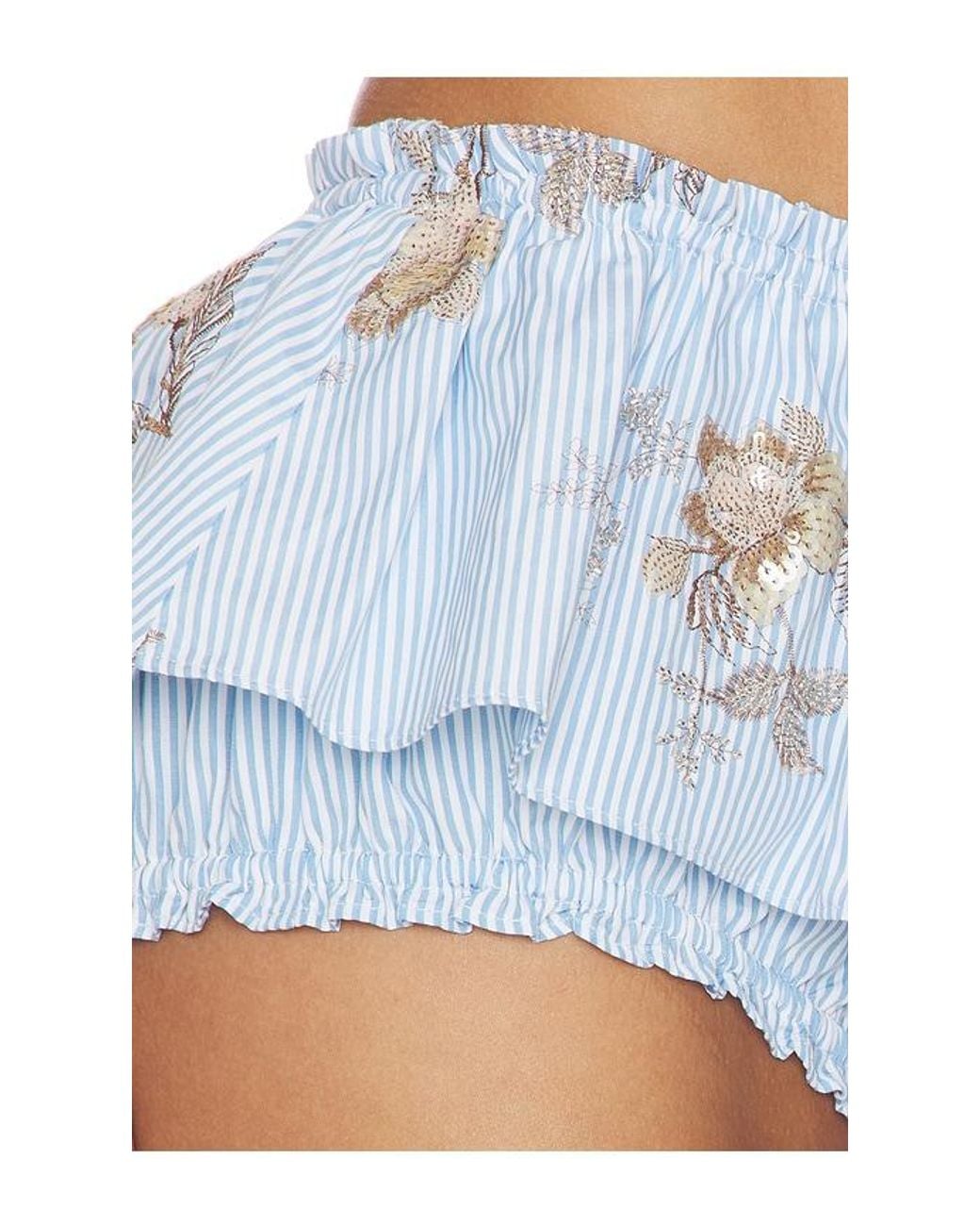 AKNVAS Blue Aja Bloomer Popin Skort