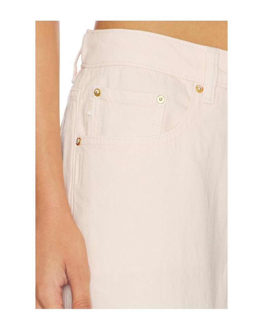DL1961 White Dl Aura Alex Low Rise Baggy Wide Leg Jeans