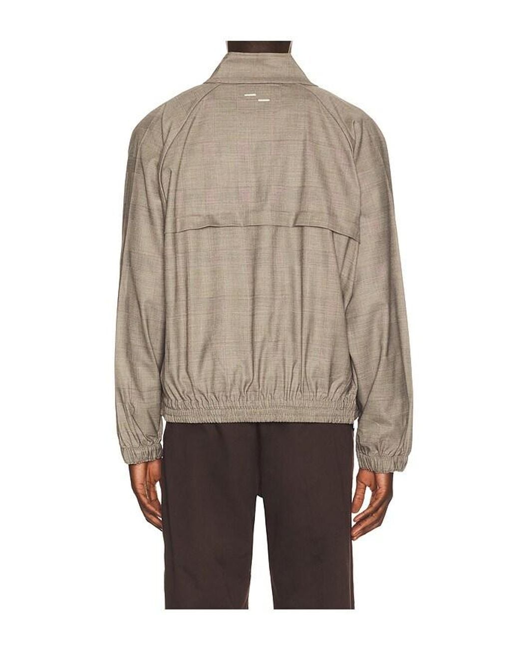Filling Pieces Gray Raglan Track Jacket for men