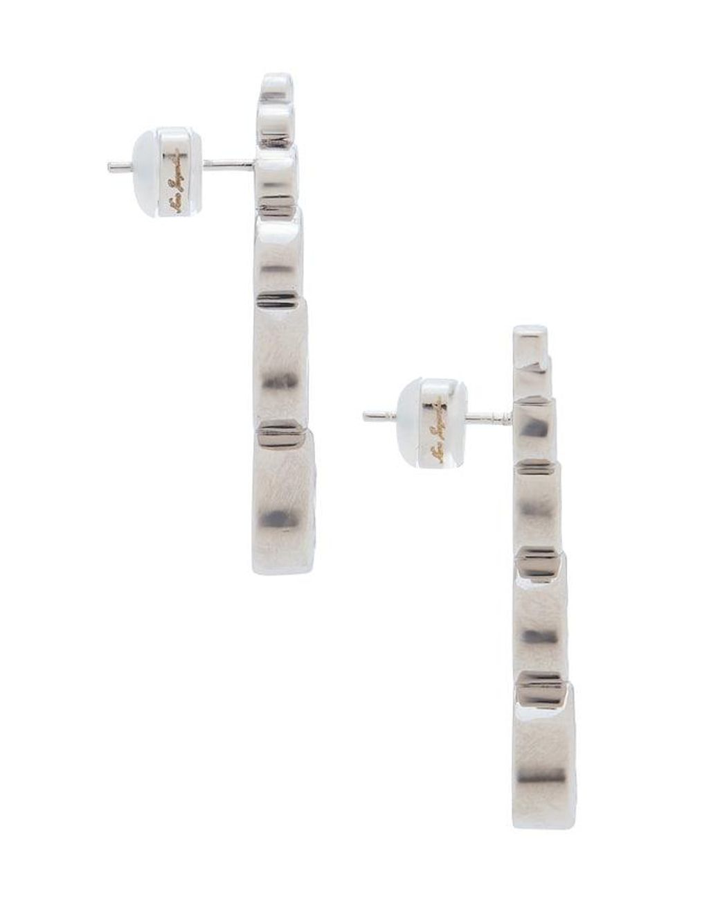 Nana Jacqueline White Cristalle Teardrop Earrings