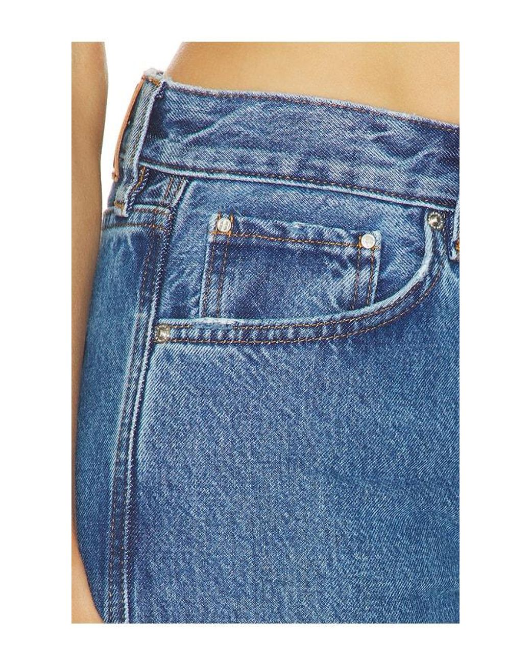 Anine Bing Blue Wyatt Jean