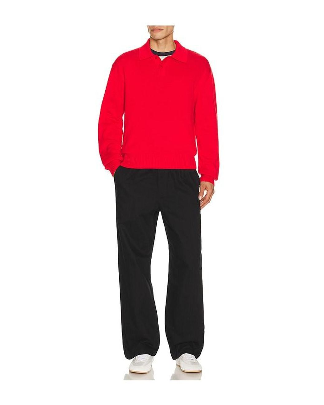 Palmes Black Lucien Herringbone Trousers for men