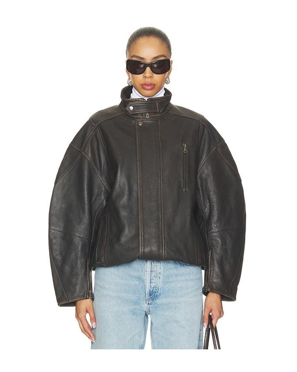 Agolde Black Danver Moto Jacket