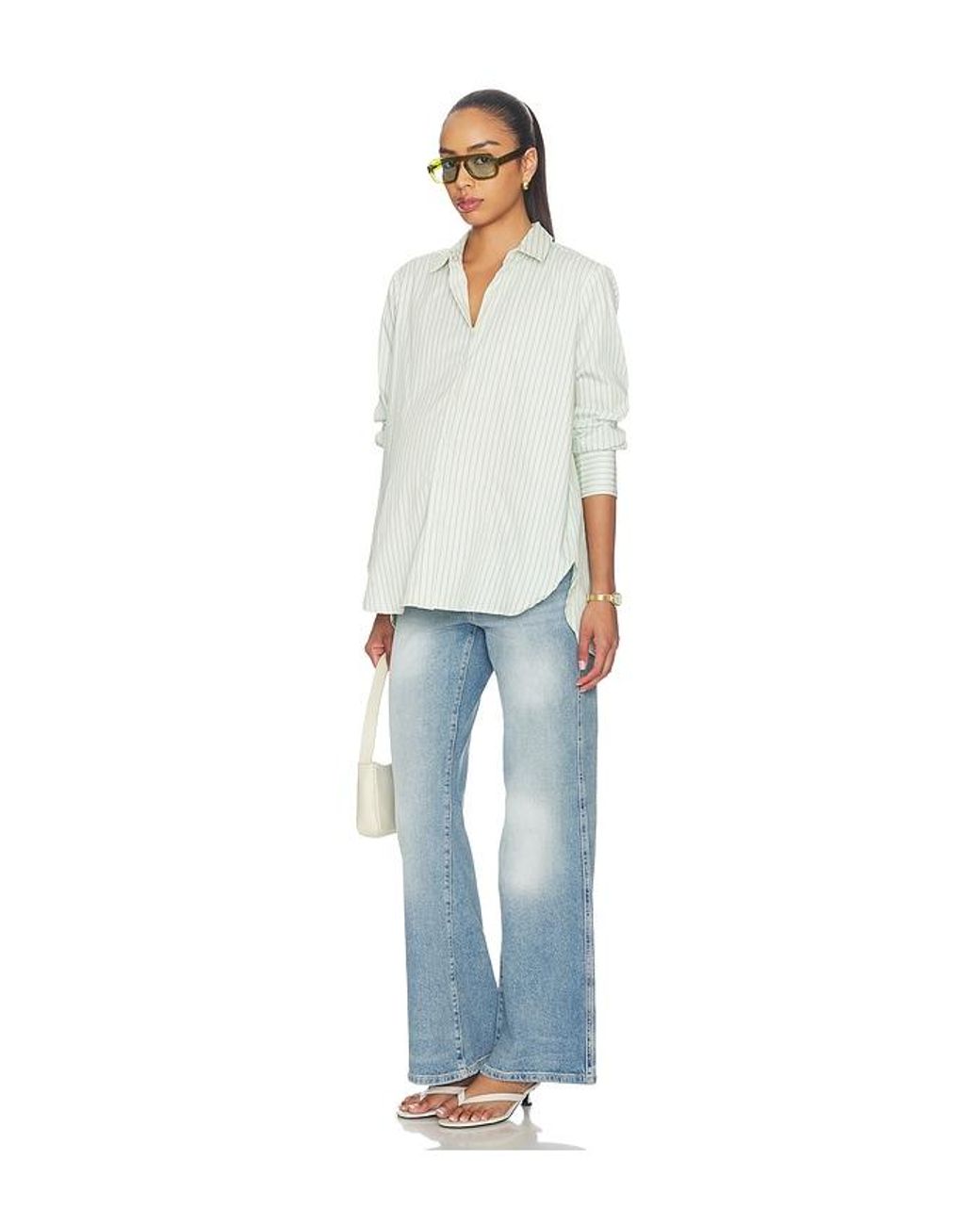 DL1961 Blue Desi Boot Maternity Jeans