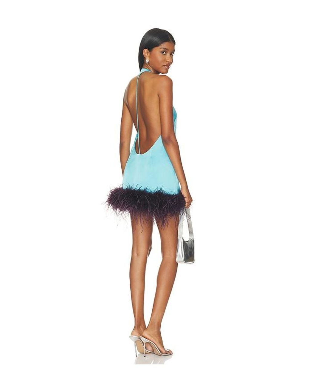 Nbd Blue Shazia Mini Dress