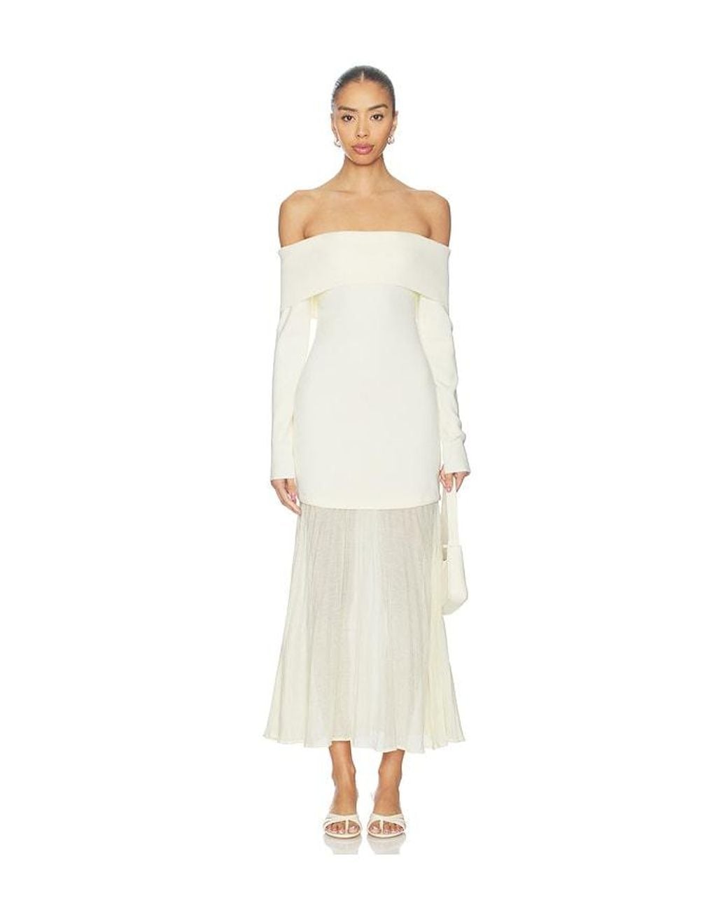 Astr White Lidia Dress