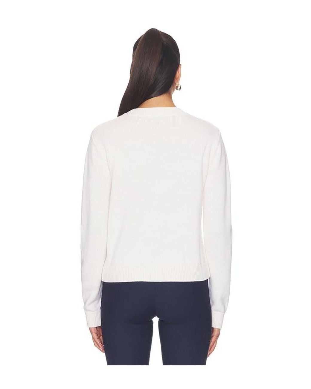 Casablanca White Stacked Logo Jumper