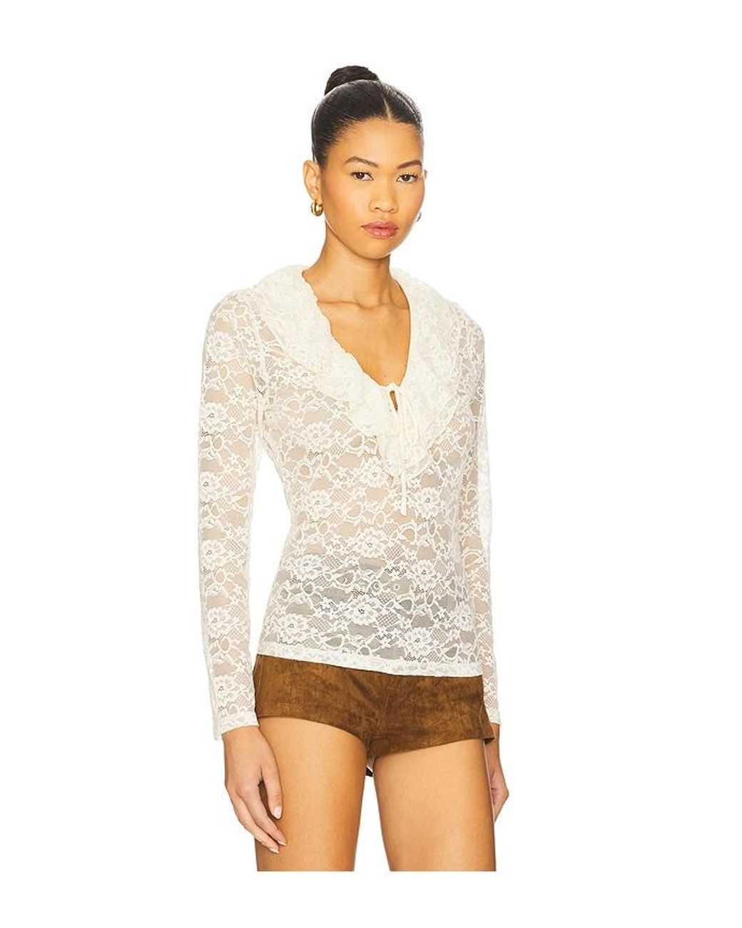 Steve Madden Natural Elvie Top