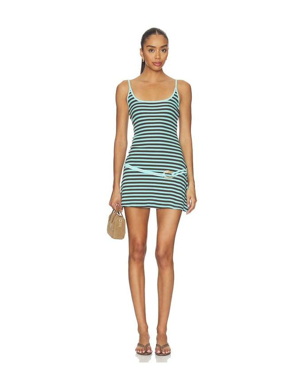 Tiger Mist Blue Celeste Mini Dress