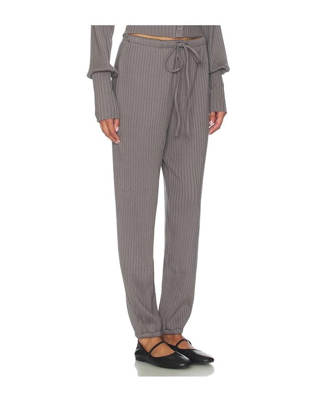Lovers + Friends Gray Olivia Pant