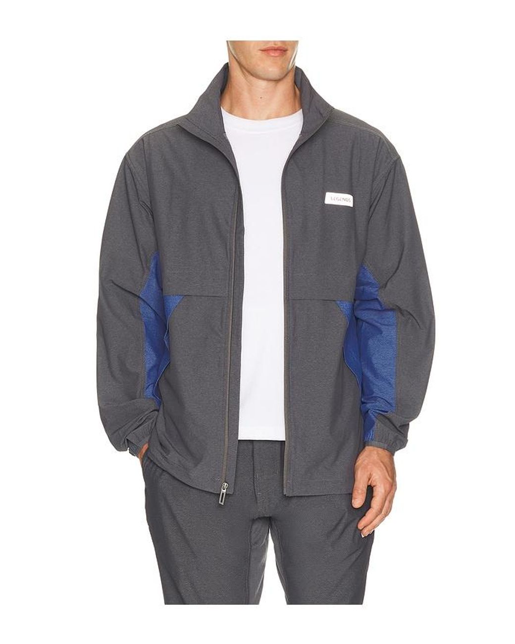 Legends Blue Luka Hd Full Zip Jacket for men