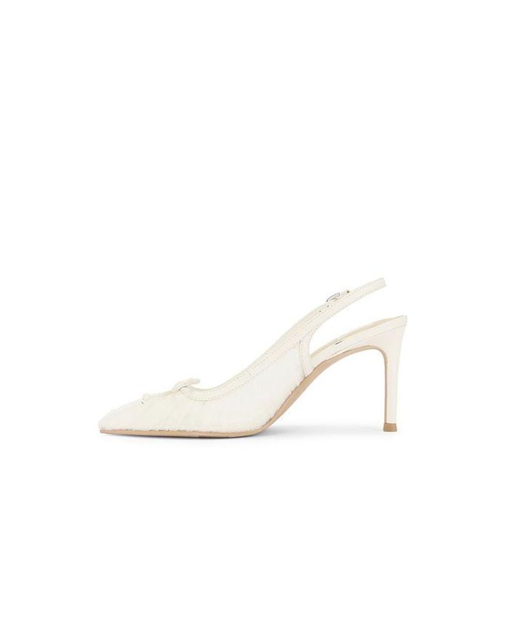 Dolce Vita White Yela Slingback Pump
