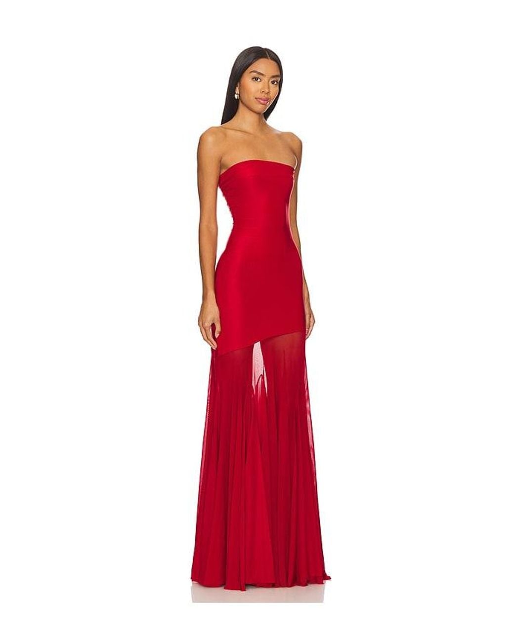 Deme by Gabriella Red Dahlia Gown
