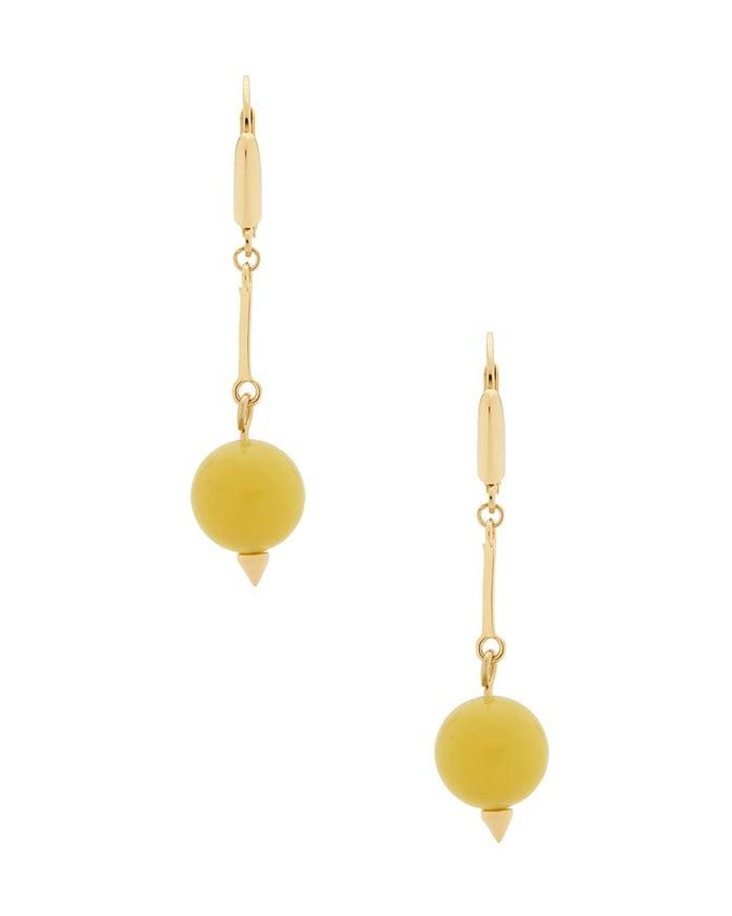 Eddie Borgo Green Eardrop Ohrringe Beaded Sphere