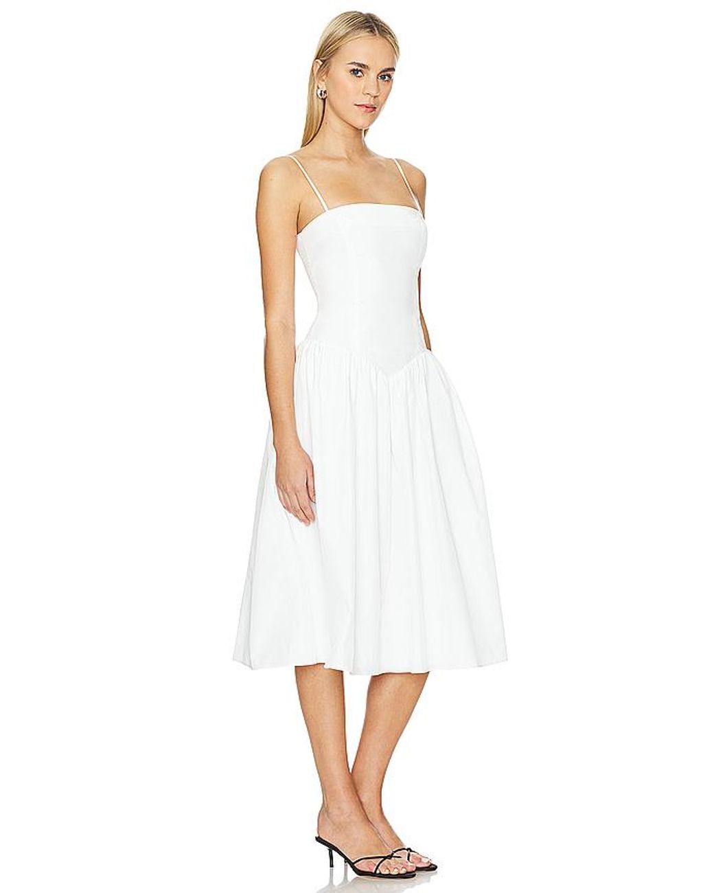 Amanda Uprichard White X Revolve Delora Dress