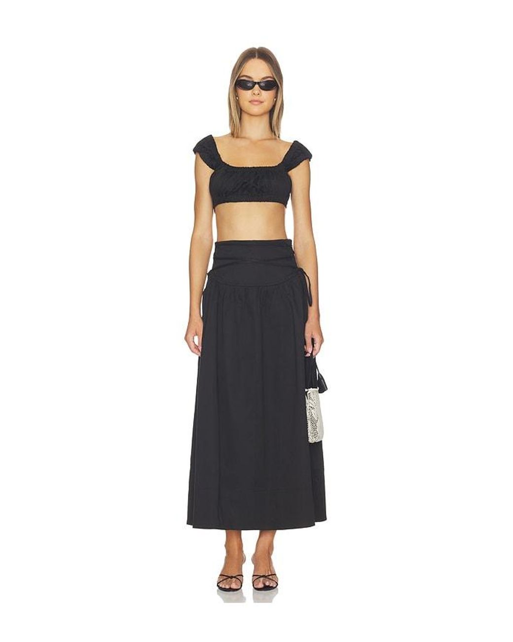 MAJORELLE Black Lyra Skirt