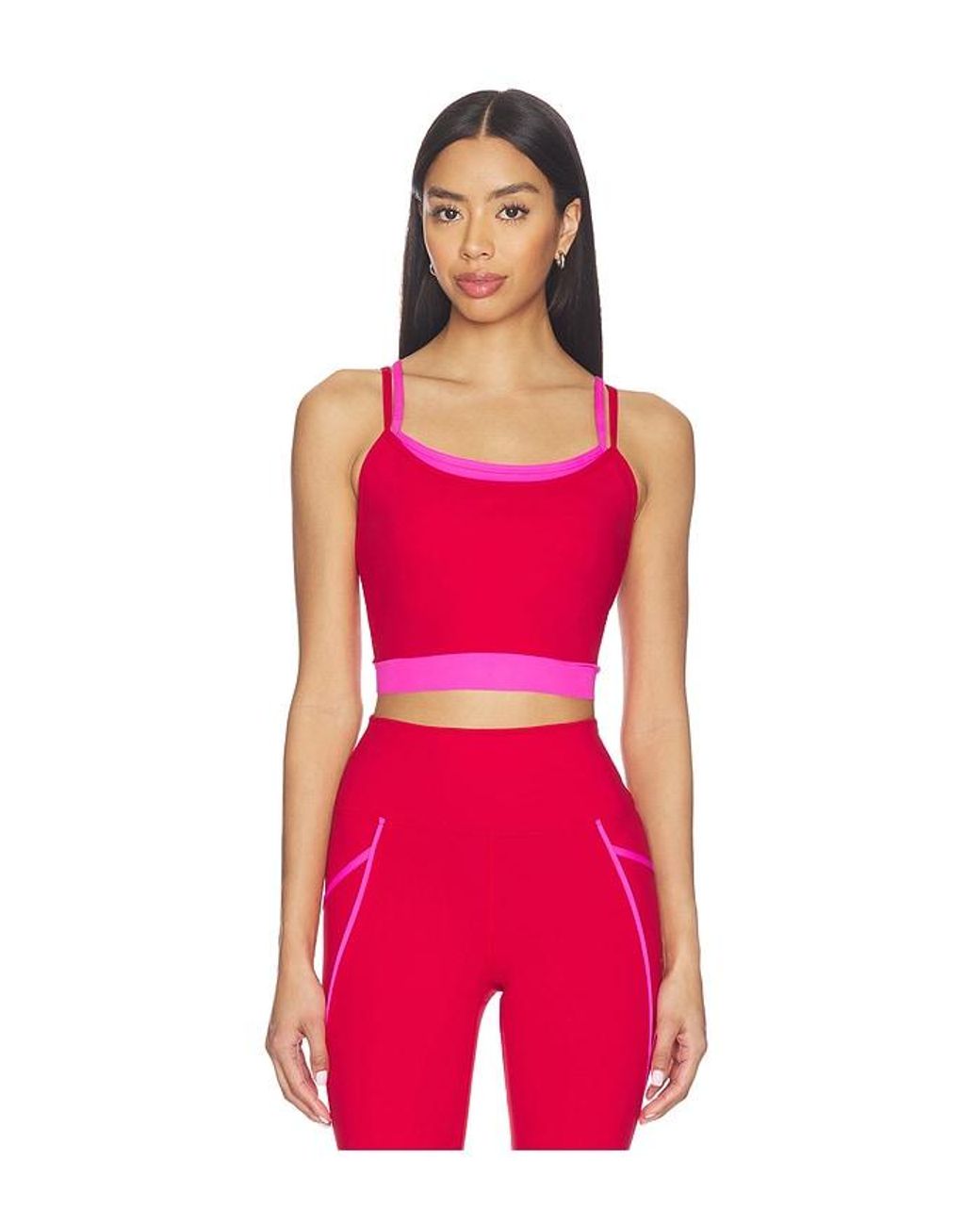 Beach Riot Vinny Sports Bra in Pink | Lyst