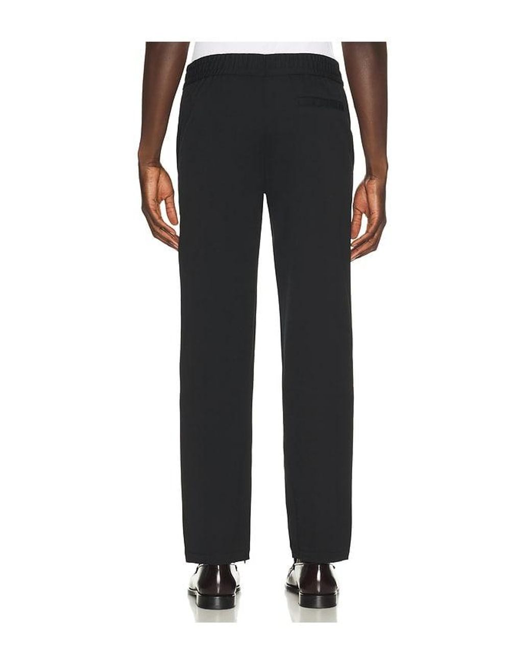 Filling Pieces Black Coach Pants Twill Wool for men