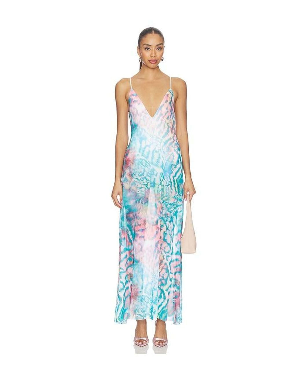 AFRM Blue Rivka Dress
