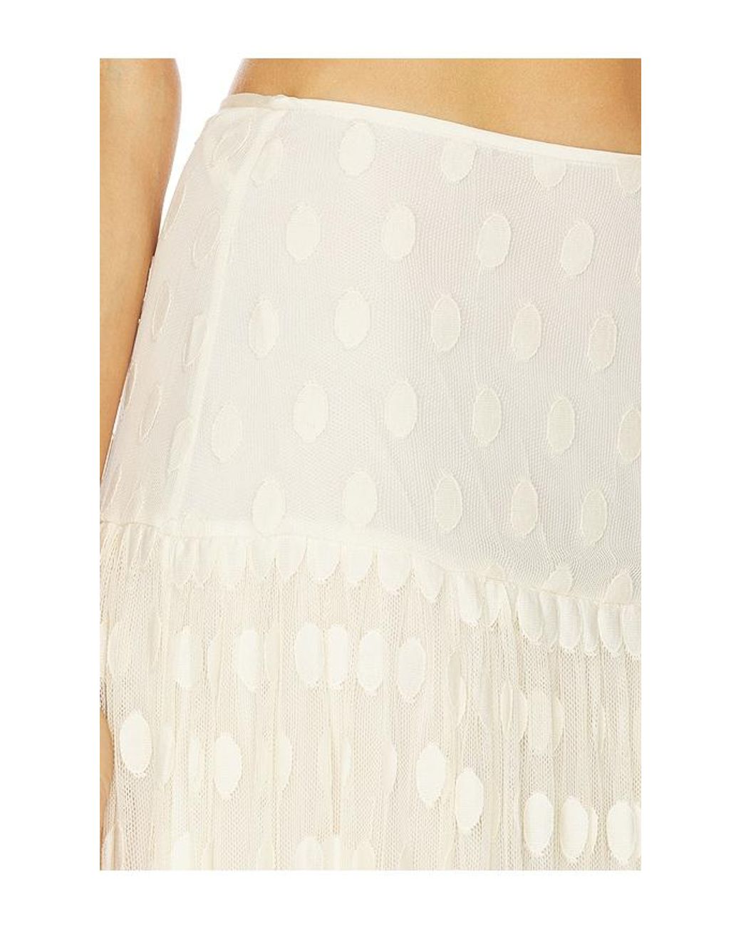 Ulla Johnson Natural Vera Lace High Waist Maxi Skirt