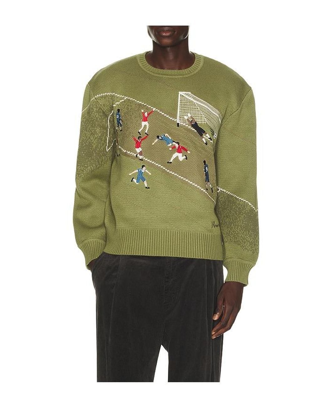 House Of Sunny Green Match Of The Day 2.0 Sweater for men