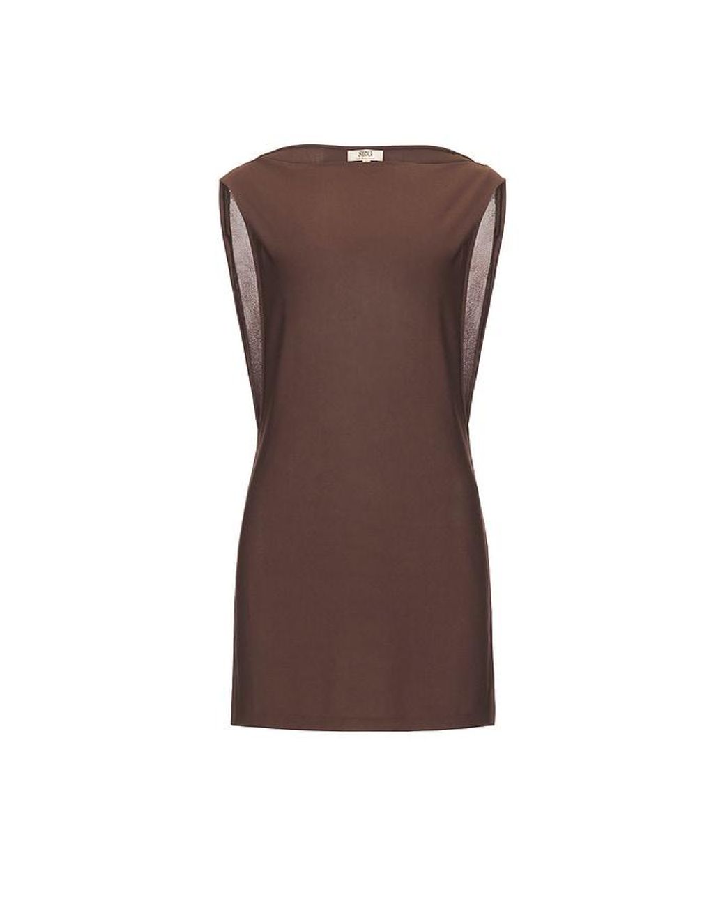 SRG Brown Eisley Knit Mini Dress