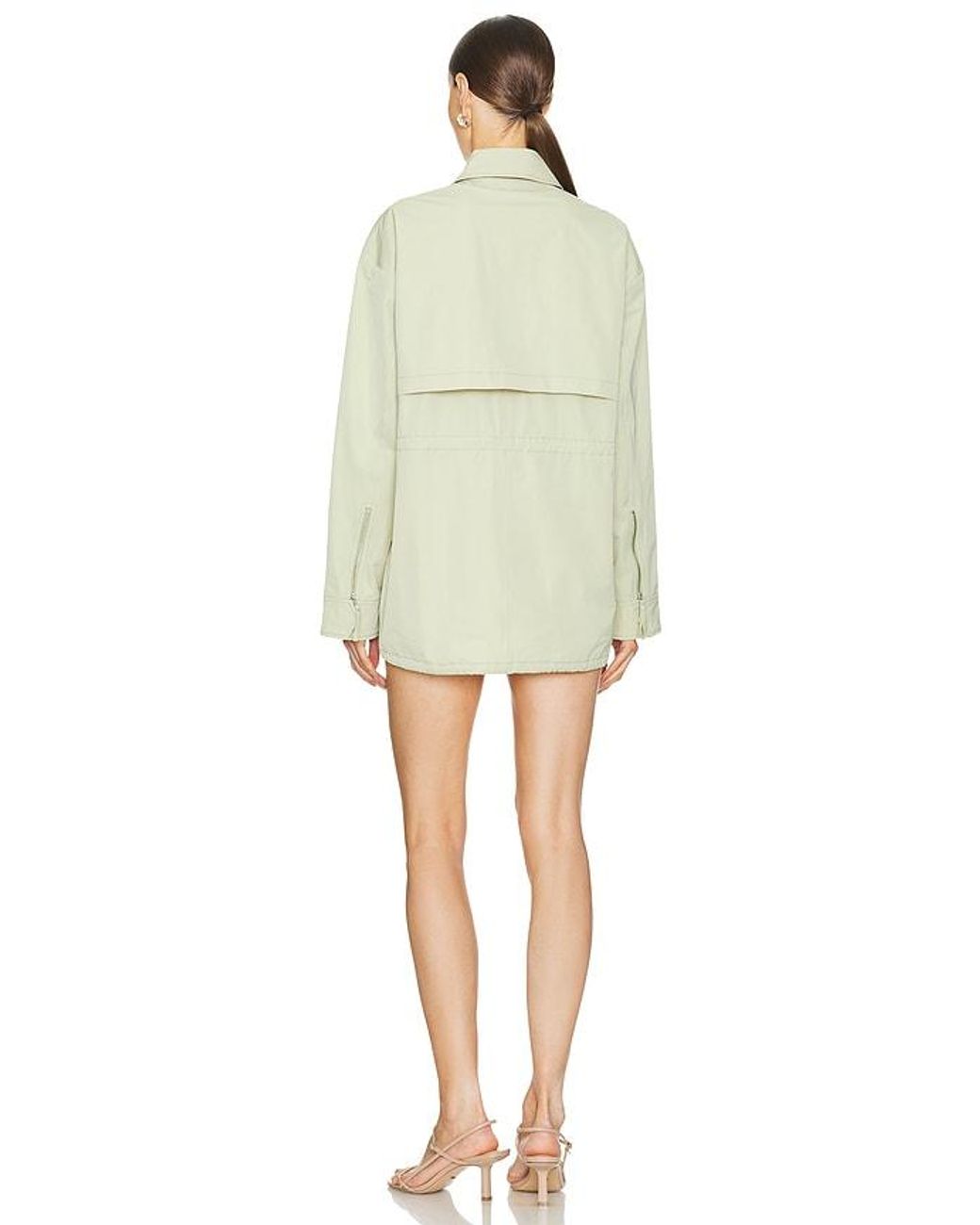 GRLFRND Green Tech Gabardine Parka Jacket