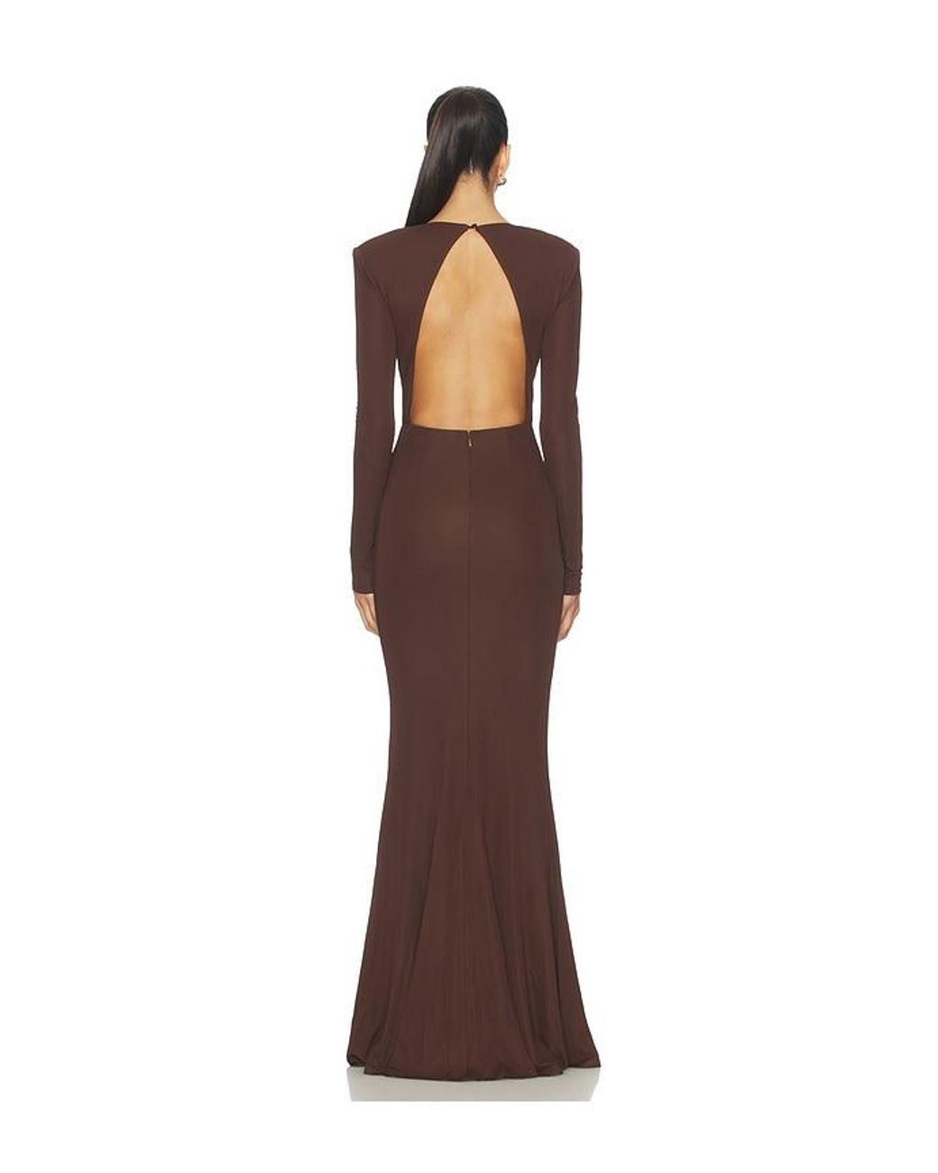 Michael Costello Brown X Revolve Acqua Gown