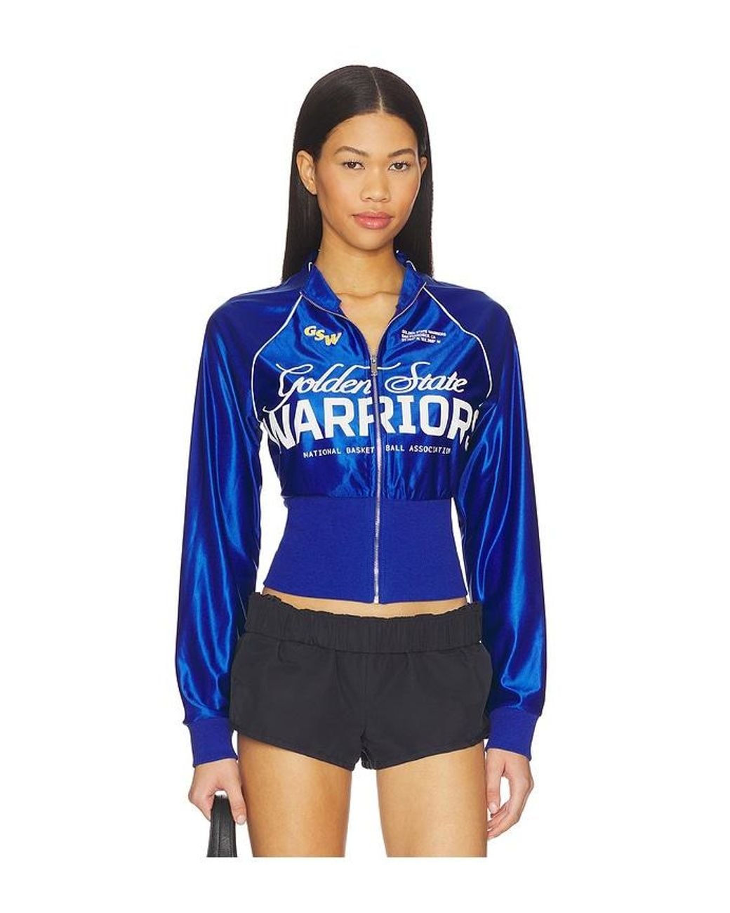OFF SEASON Blue Cropped Track Jacket