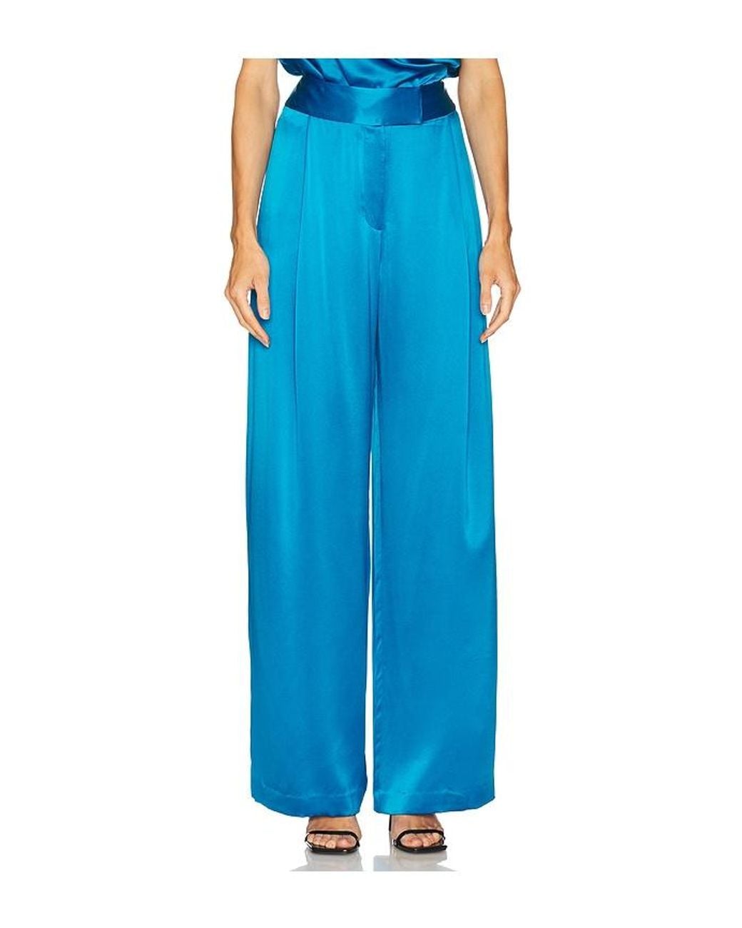The Sei Blue Relaxed Trouser