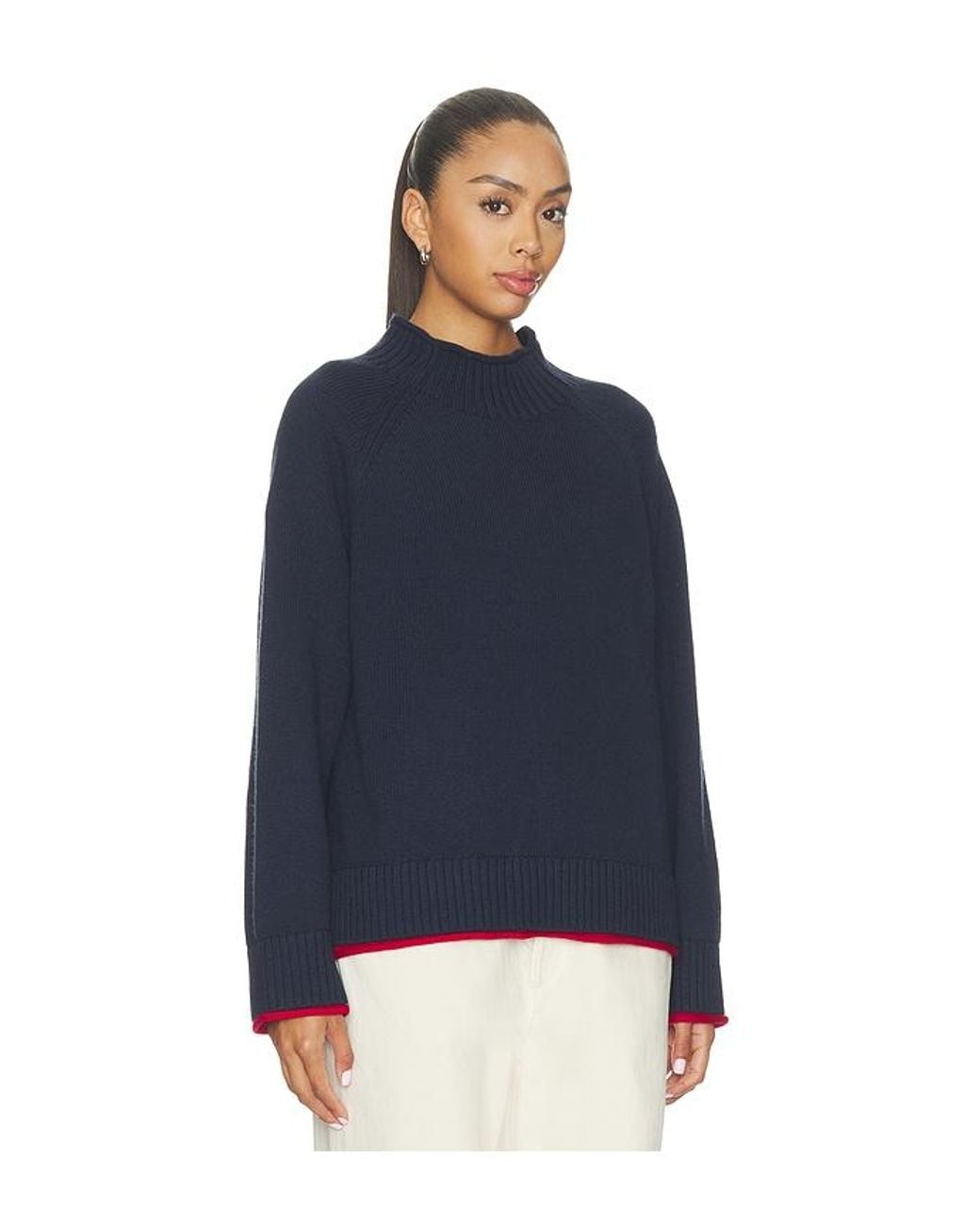 Hazel Roll Neck Pullover en Navy Rag & Bone en coloris Blue