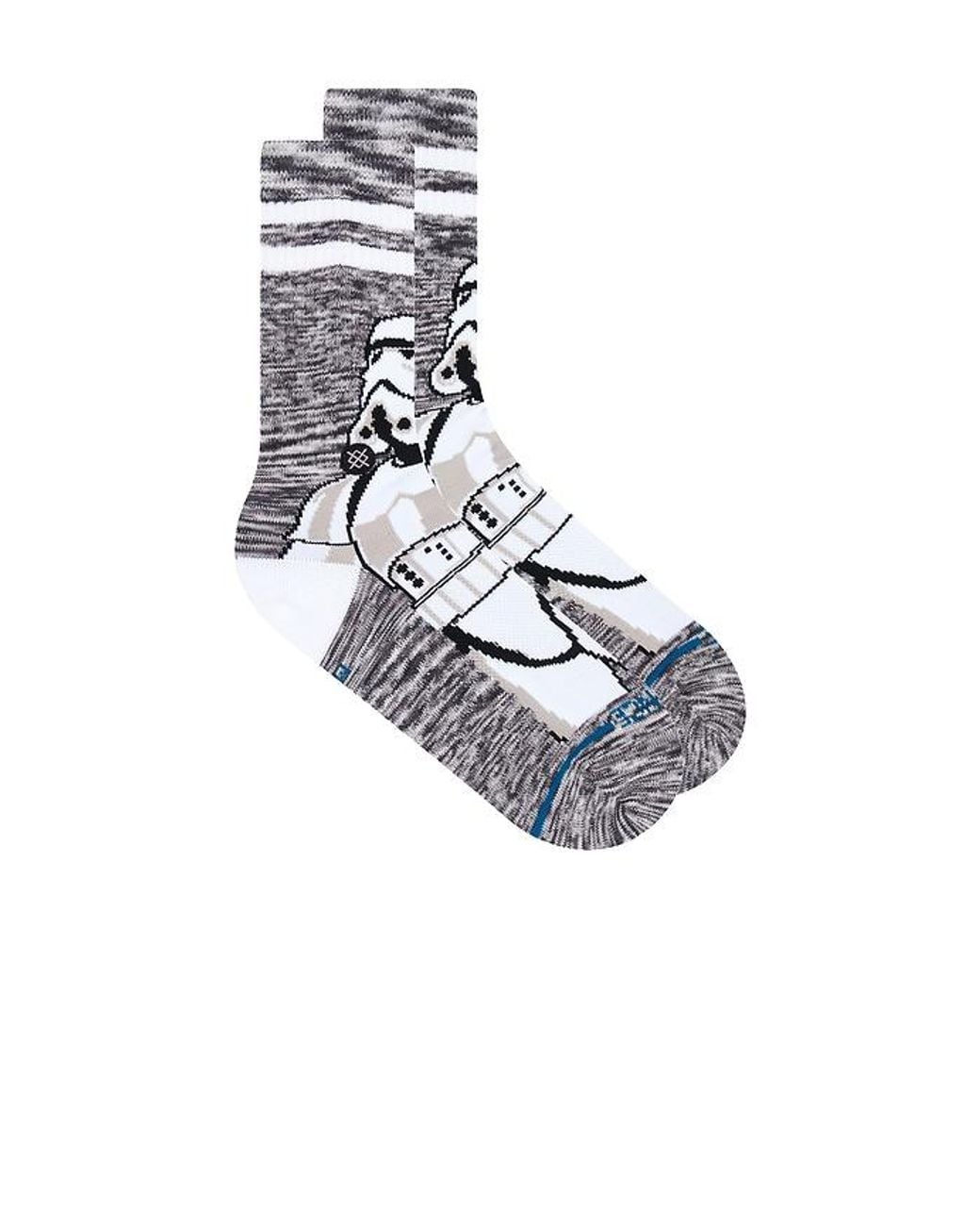 Stance White Storm Trooper Crew Socks for men