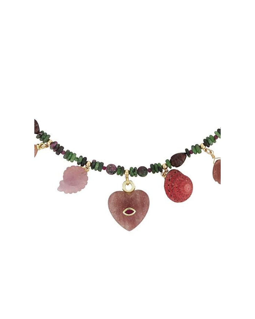 Brinker & Eliza Multicolor Rosewood Necklace