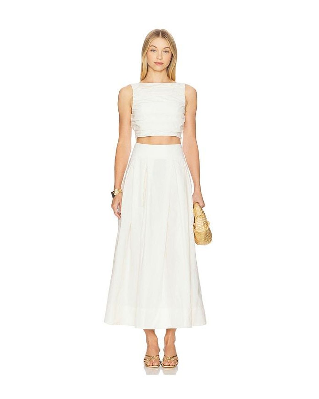 Camila Coelho White Maisy Top