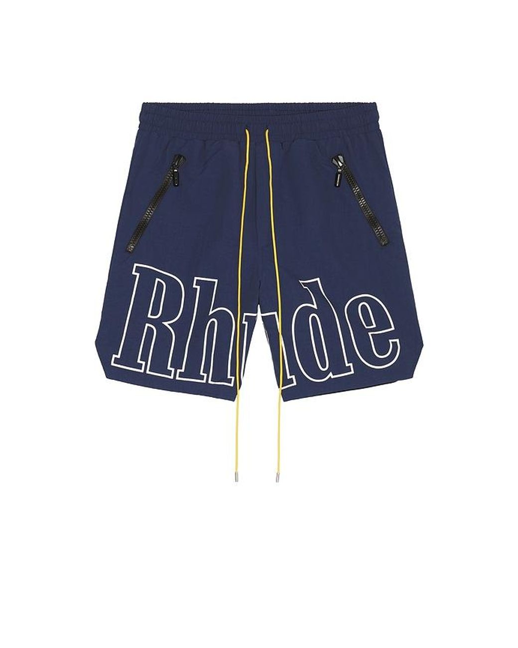 Rhude Blue Logo Shorts for men