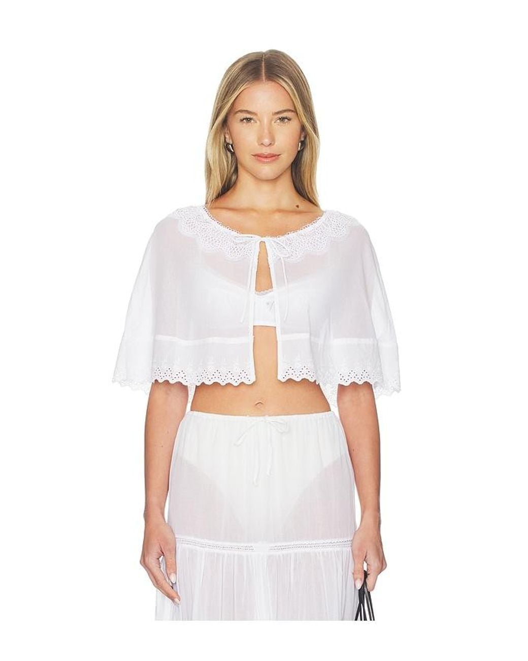 Tularosa White Topaz Cape Top