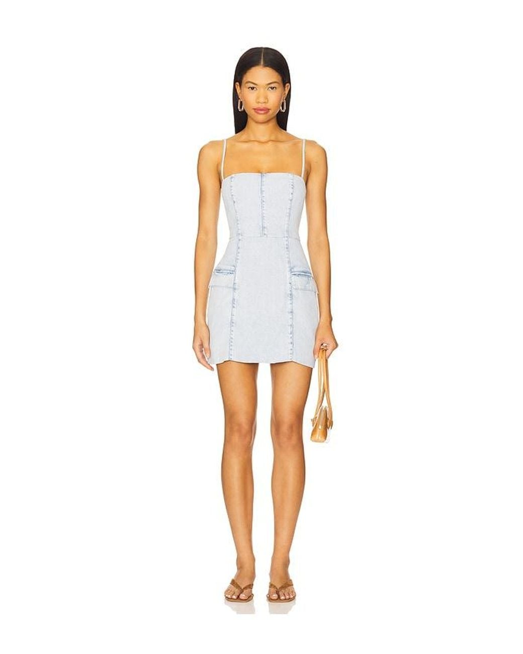 Lovers + Friends Blue Astrid Mini Dress