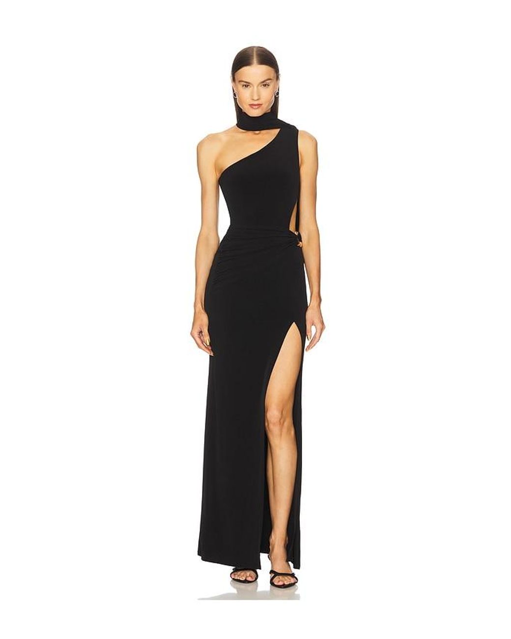Michael Costello Black X Revolve Margaux Gown